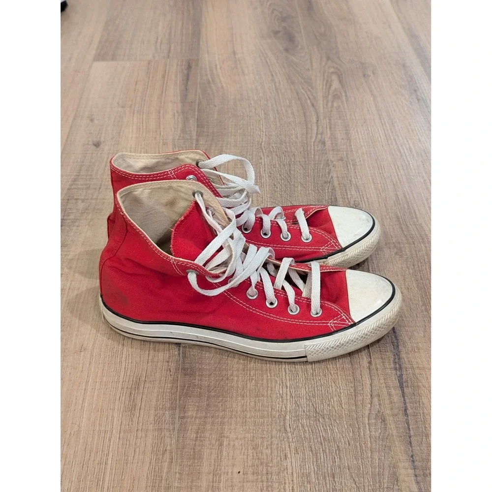 2007 Converse Chuck Taylor All Star PRODUCT RED High Top M9621 Mens 9 Womens 11